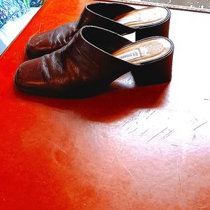 leather size 8 Mules Etienne AUGER